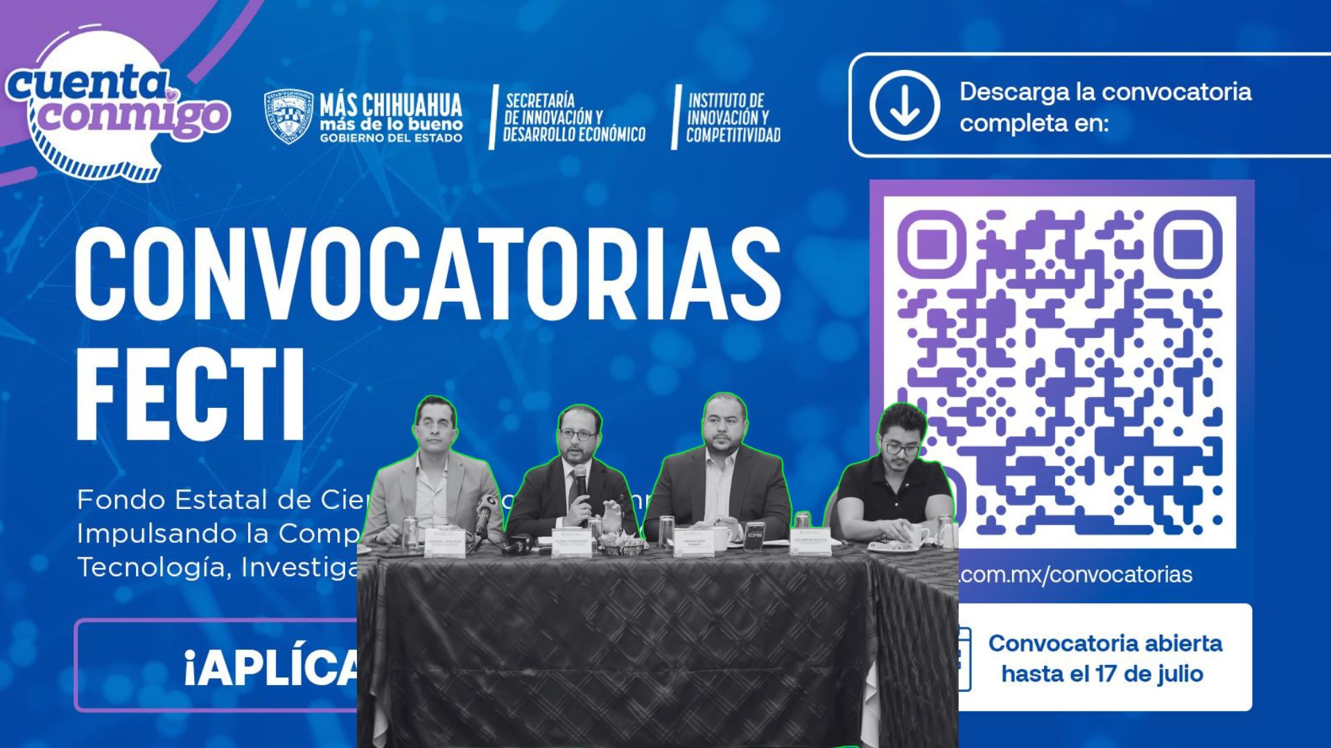 Amplía Estado convocatoria del Fondo Estatal de Ciencia, Tecnología e Innovación