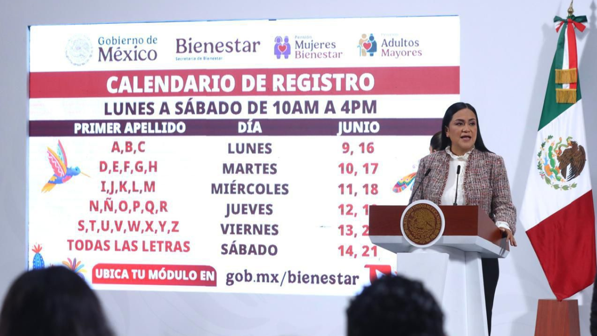 Abren registro para las pensiones a mujeres y adultos mayores