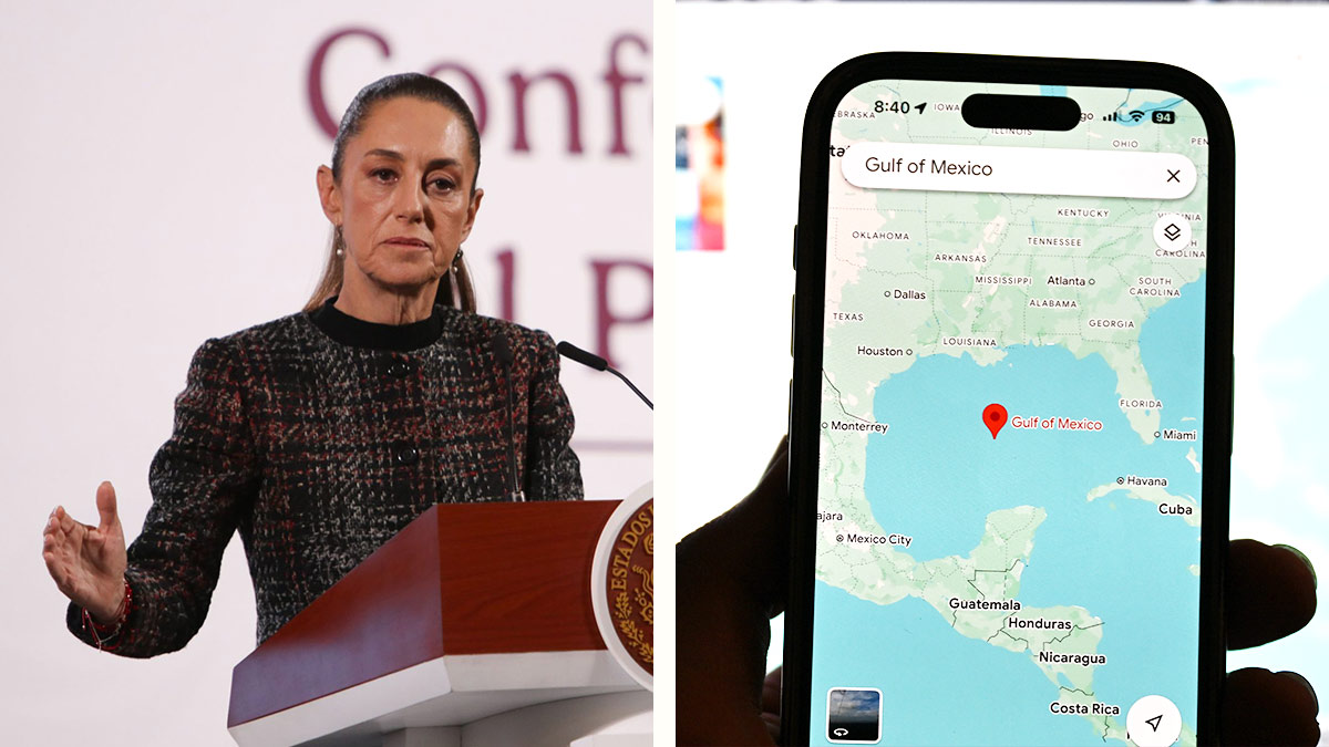 Sheinbaum confirma demanda contra Google por renombrar el Golfo de México